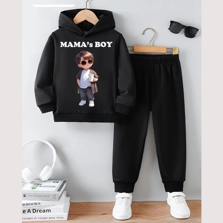 MAMA's Boy Black  Hoodie and Trouser