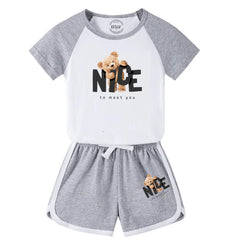 Nice Bear Shirt and Shorts (2 Designs/Colors)