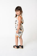 Printed Girls Jumpsuit