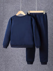 Los Angeles Fleece  Sweatshirt with Trouser 2 Pec