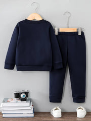 Murshad Navy sweatshirt and trouser