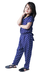 Printed Girls Jumpsuit