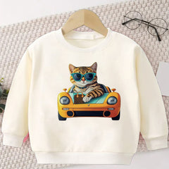 Cat Car Sweatshirt