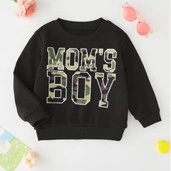 Mom's Boy Crew Neck Sweatshirt