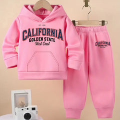 California  Pink  Hoodie  and Trouser