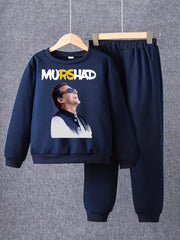 Murshad Fleece  Sweatshirt with Trouser 2 Pec