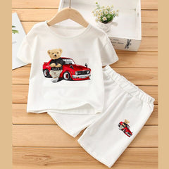 Bear Car Shirt and Shorts (2 Colors)